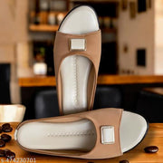 Stylish Comfortable Golden Flat Sandal For Women And Girls
