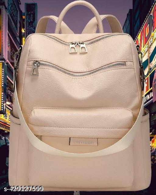 MomsyStore Women Leather Backpacks For Daily Travel Daypacks