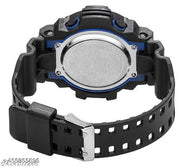 Combo Offer For Mens Digital Dial Black Solid Design Strap Multi Functional with Backlight Sports Watch for Men & Boy- Branded and trandy Black Color Strap Waterproof Digital Sports Watch for Men's Kids Watch for Boys Watch for Men Pack of 1