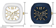 Square Dial Black Blue Grey White Analog Watches with Silicon Strap Stylish ADDI Designer Combo Watch for Mens & Boys