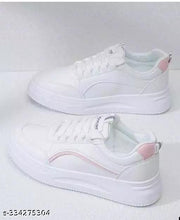 LOVINA, Women's Synthetic , White Casual Sneakers Shoes