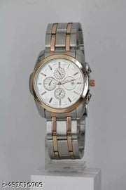 metal belt date indicate watch for mens