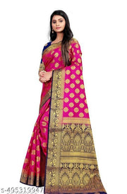 BANARASI SILK SAREE WITH BLOUSE PIECE