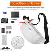 Waist Bags for Men Women Fanny Pack Mens Chest Bag Cross Body Nylon Shoulder Bag for Commuting Travel Outdoor Activities Cycling
