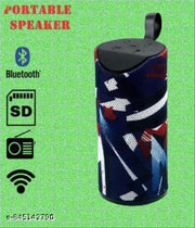 QUXXA TG-113 Best Bluetooth Wireless Speaker for DJ Party, Outdoor, Bedroom with Great Sound, Super Bass, Portable, Rechargeable Supports TF/USB/Pen Drive/AUX (Multi-Color) (Multicolor)