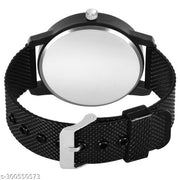Analogue Black  Mahadev Pu Belt Watches For Men Boys