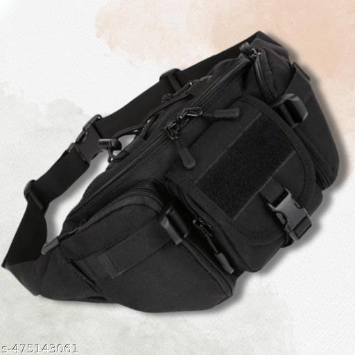 Black waist bag