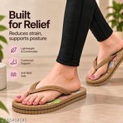 Ortho +Rest Extra Soft & Comfortable Hawaii Slipper for Women's & Girl's | Orthopedic & Diabetic Chappal| Ortho Comfortable Flip -Flops for Daily Uses