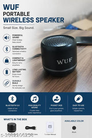 Wireless Bluetooth Speaker with Colorful RGB Light | Compact Portable Music Speaker