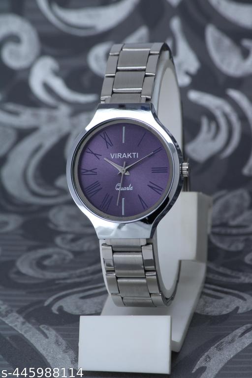 Unique round fancy dail high quality stainless steel chain watches for girls and women