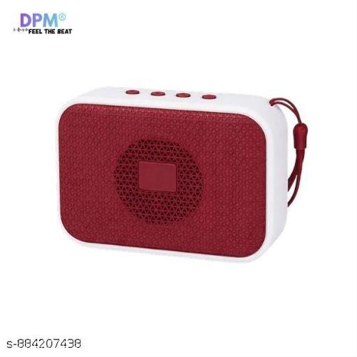 DPM Portable Bluetooth Speaker with Mic, High Bass Sound, RGB Light Effect, FM Support