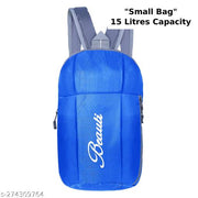 ure Luxury 15 L Small Mini Casual Backpack for Daily Use for Men and Women, Waterproof Bag for Office School Tuition College Mini Travelling Bag
