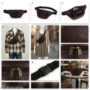 Premium Leather Fanny Pack with Adjustable Strap
