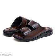 Synthetic Leather Brown Sandal for Men