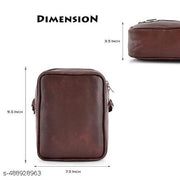 ZOVIRA Sling Cross Body Travel Office Nylon Padded Cross Body Messenger Sling Bag Travel Office One Side Shoulder Bag For Men Women Messenger Bag Brown 1 Black 1 Pack 2
