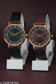 New Ethnic Designer Leather Belt Analog Watches for Women Watches for Girls