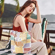 MOMISY Women Corduroy Tote Bag with Handle and Strap Belt Girls Shoulder Handbag Shopping Bag Travel for Daily Use Mother Work Beach and Grocery