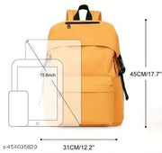 Craftwood Backpack for Girls Teens Women Large Backpack Lightweight 17-inch Laptop Bag for Office School College