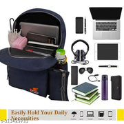 Tense Life 25 LTR Casual Laptop Backpack/Office Bag/School Bag/College Bag/Business Bag/Unisex Backpack, Water Resistant and Light Weight (Blue )