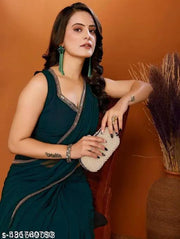 Solid/Plain Bollywood Georgette Saree
