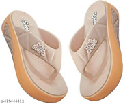 614-PEACH PLATFORMS SANDAL FOR WOMEN