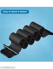 menaso Magnet Watch Belt For All Series 42/44 mm black 44 mm Metal Watch Strap (black) 24 mm Stainless Steel Watch Strap  (Black)