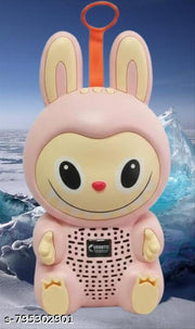 Wireless Bluetooth Mini Cartoon Speaker 8W | Portable Rechargeable | 15m Range | USB/TF | FM Radio | Movie/Music Mode (Labubu, Standard)