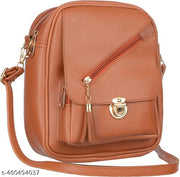 Black Women Sling Bag Trendy Casual College 3 in 1 SlingBag Handbag & Backpack for Women & Girls