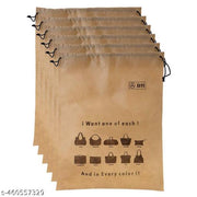 Pristu purse cover , Women Handbag Storage Cover ,Large purse cover to protect from dust and water (Pack Of 6)