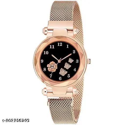 3BF Design Watch For Girls With Magnet Strap