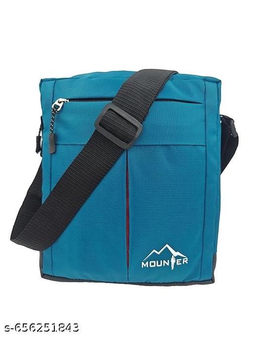 MOUNTER Stylish Nylon Sling Travel Office Messenger One Side Shoulder Bag for Men, Women & Boys
