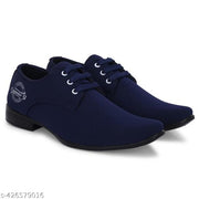 Trendy Solid Formal Cotton Shoe For Men (Blue) | Cotton Shoe For Men | Formal Shoe For Men | Solid Shoe |
