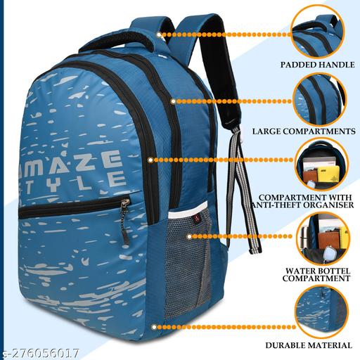 amaze style Medium 30 L Laptop Backpack school and college bags
