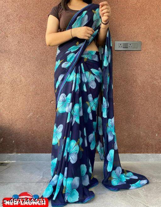CHIFFON DESIGNER SAREE