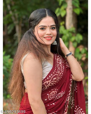 Soft cotton mulmu saree with blouse piece fabric Quality 92*80 product quality  % Good Quality product wear wedding ethnic traditional product