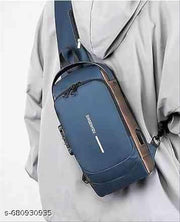 Men & Women Sling Bag Waterproof AntiTheft Polyester  Leisure Travel Crossbody/Chest/Shoulder Bag