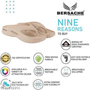 Bersache Extra Soft Classic Casual with  Regular wear with Ultra Soft & Flexibility Technology Clogs for Men's -(6208-Beige)