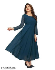 Fancy long flair anarkali type kurti