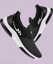 SPOTWALK-Mexico Black Running Shoes