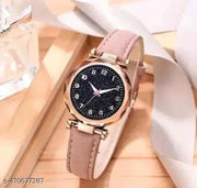Pink Attractive Fancy New Design stylish Watches For Women And Girl