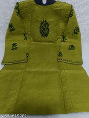lucknowi chikankari short top