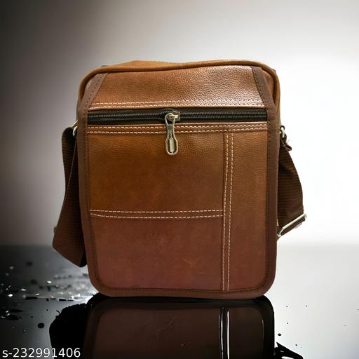 Sling Messenger Bag for Men I Multipurpose Crossbody Bag I Travel Bag with Adjustable Strap I DIMENSION: L- 8.5inch H- 10.5inch W- 3inch