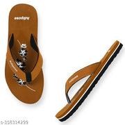 Women's Comfortable Trending Stylish Slippers And Flipflop Slippers Flip Flops Set of 2 combo