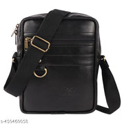 Sling Bag for Men Crossbody Slim Chest Bag for Men for Upto 16-CM iPad Small Shoulder Side Bag with Earphone Port Water-resistant Mobile Bag Passport Bag for Travel