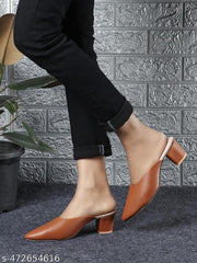 Women's Ballerina Shoes - Comfortable, Stylish Casual Footwear for Everyday Wear in Versatile Designs  Tan
