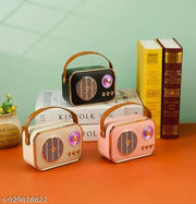 Classic Retro Portable Speaker – Compact Bluetooth Sound System with High-Definition Audio for Home Decor and Trave