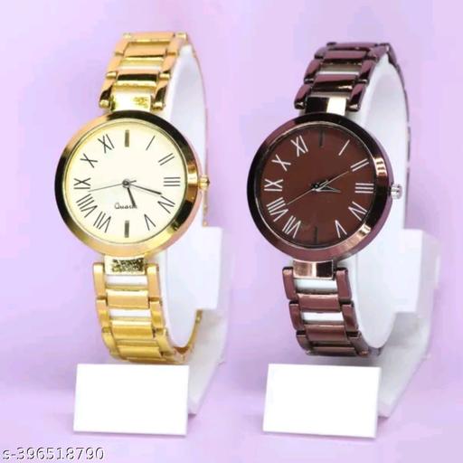 Best Quality Colorful Metal Analog Watches combo for women watches combo for girls watches combo for ladies watches combo wrist watches combo analog watches combo watches accessories pack of 2