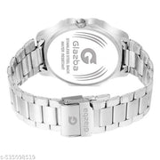 Day & Date Function Watch With Stainless Steel Chain Analog Watch - For Men