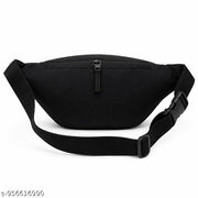 Waist Bag – Large Crossbody Fanny Pack for Men & Women Waist bag  (Black)
