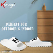Keneye Men's  Soft Slide || Super Soft and Thik || Outdoor Slip On|| Work From Home Slider|| Anti Skid Sole||
